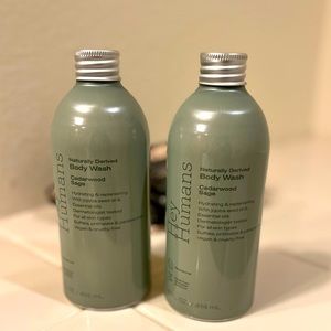 Hey Humans cedarwood sage Body‎ Wash NEW